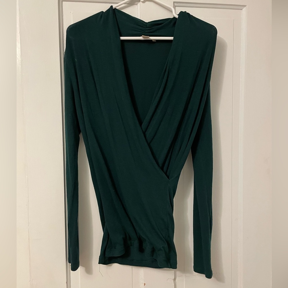 Green Knit Top